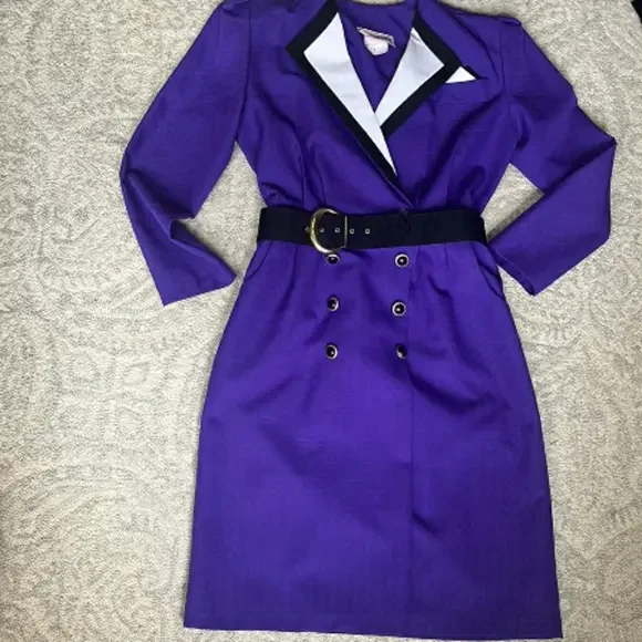 Purple mid length dress hot sale